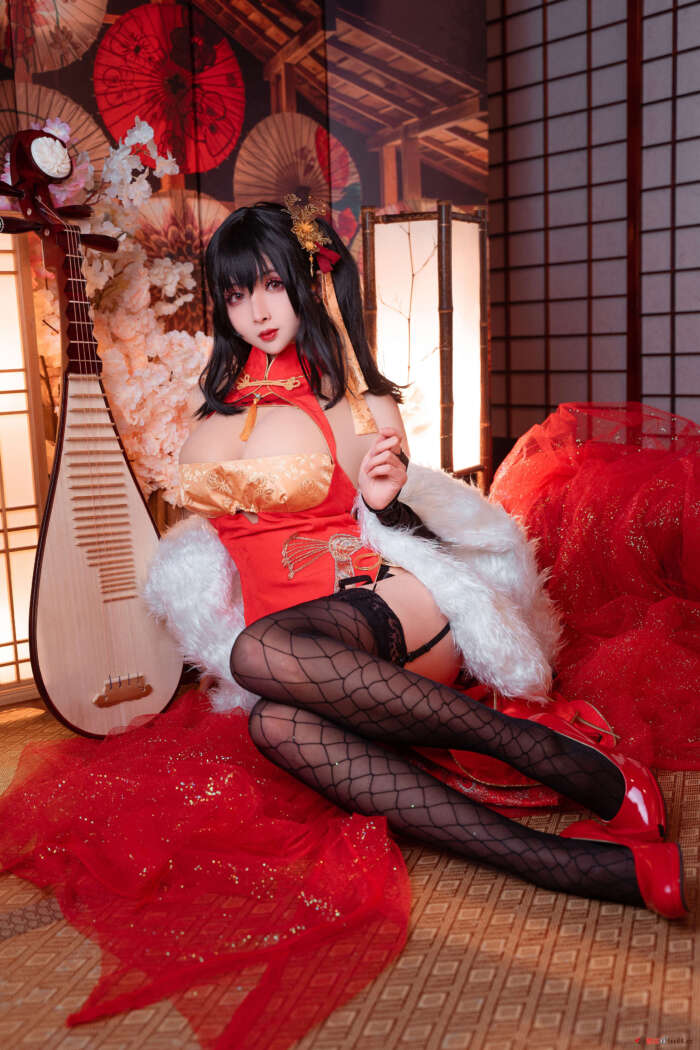 rioko凉凉子 NO.033 大凤旗袍 [20P-429MB]