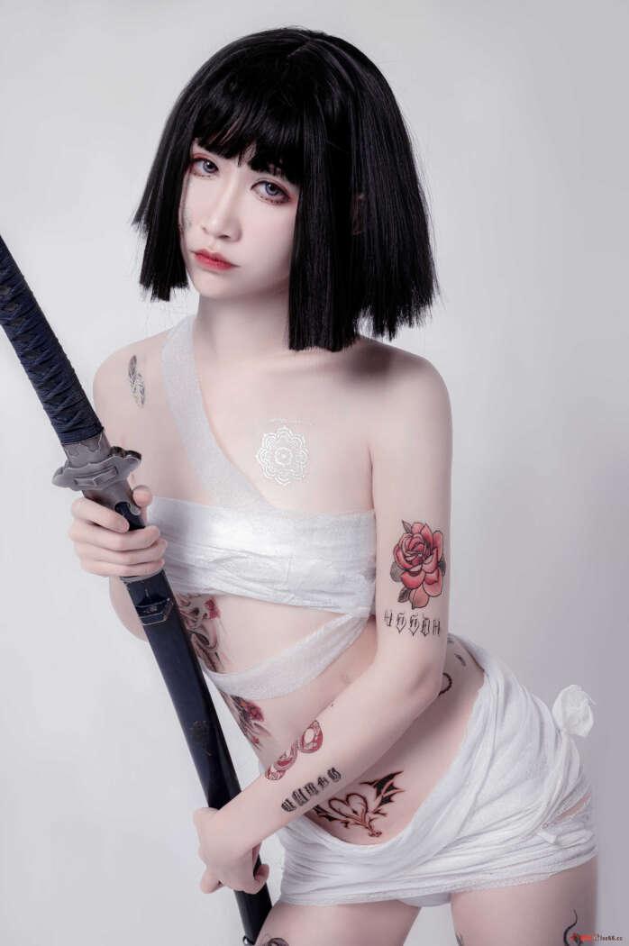 阮邑_Fairy NO.003 绑带和武士 [41P-401MB]