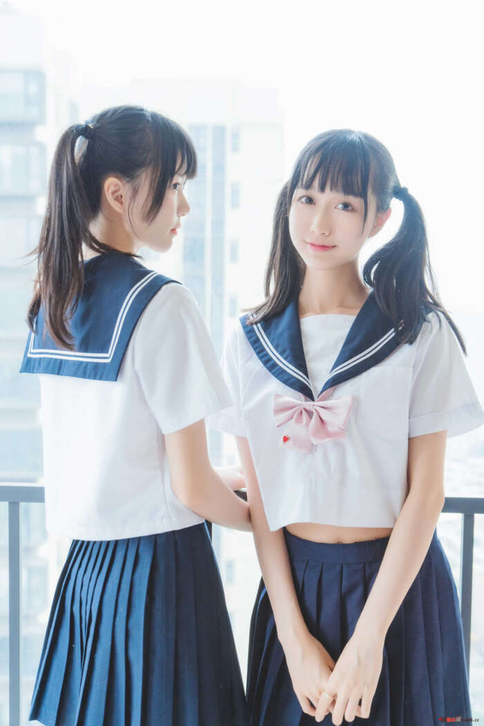 木绵绵OwO NO.048 桜桃喵 – 她(制服×制服) [38P-741MB]