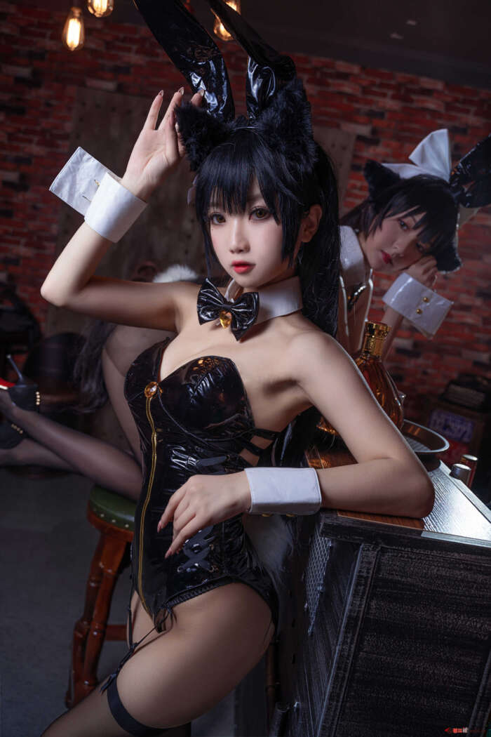 鬼畜瑶 NO.007 大狗黑色同人兔女郎 [22P-417MB]