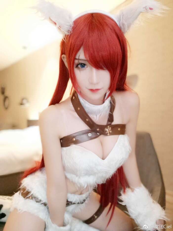 腐团儿-#LOL#卡特琳娜-暗夜猫女