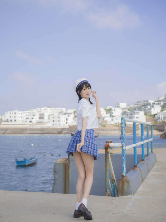 Nagesa魔物喵 NO.040 海风与少女[14P-28MB]