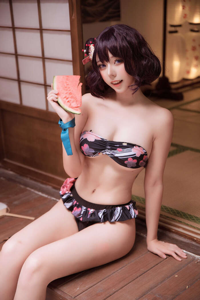 NO.004 葛飾北斎水着 [9P-65M]