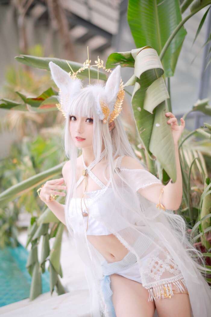 花柒Hana NO.006 白金cos泳装 [18P-42MB]