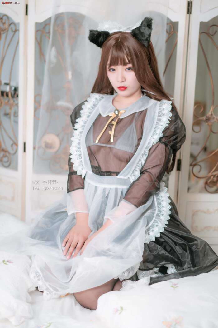 轩萧学姐 NO.010 透明女仆[28P-44MB]