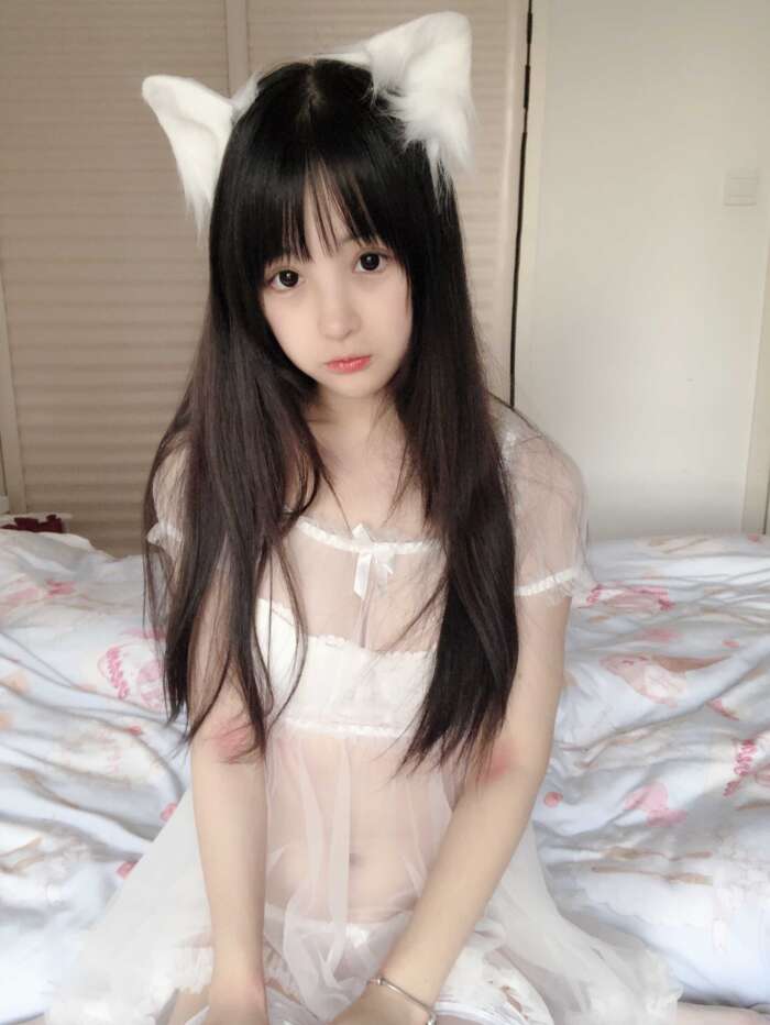 桜井宁宁 NO.023 小白猫 蕾丝内衣[31P-35MB]