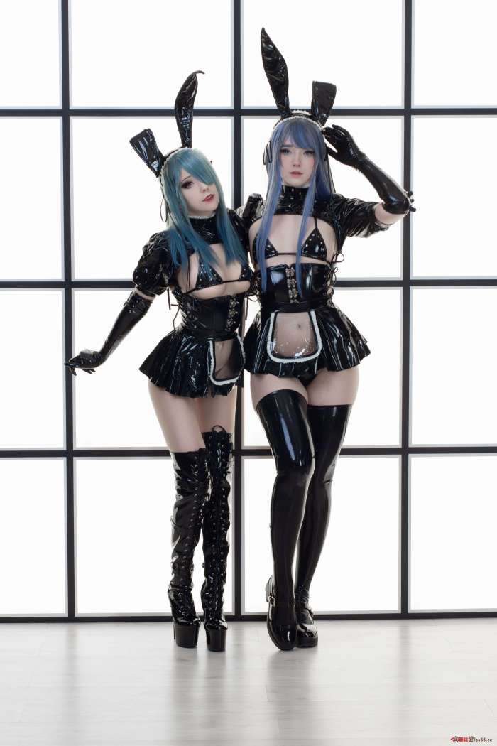 Candy Ball – Latex Bunny Twins [57P10V-713MB]