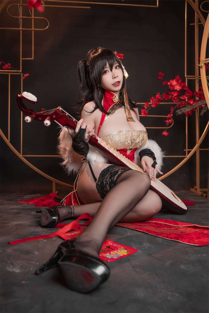 无颜小天使 NO.016 碧蓝航线 大凤红旗袍 [58P-322MB]
