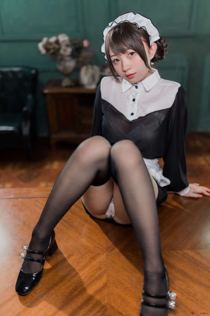 花铃 – 黑丝透明短裙女仆 [65P602MB]