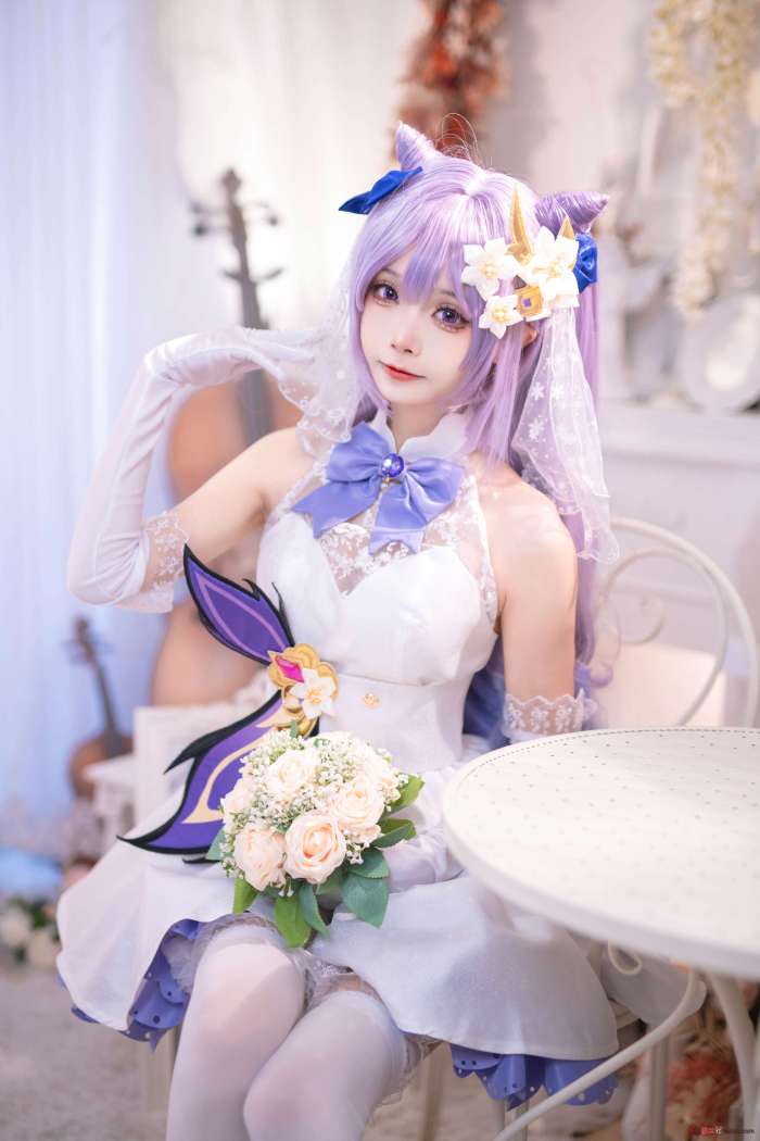 艾西aiwest –  刻晴花嫁 [40P222MB]