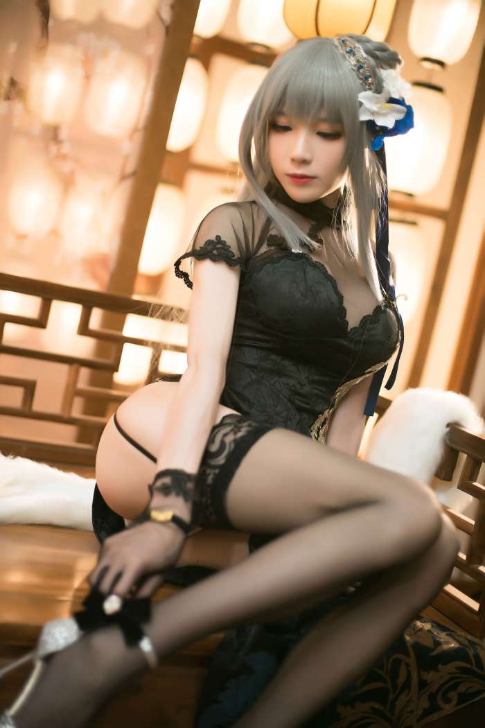 Tomoyo酱 – 碧蓝航线 路易九世旗袍 [20P77MB]