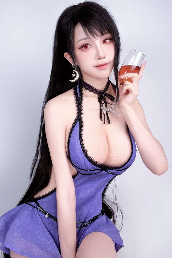 水淼aqua – 24年05月fantia订阅 蒂法礼服 [28P50MB]