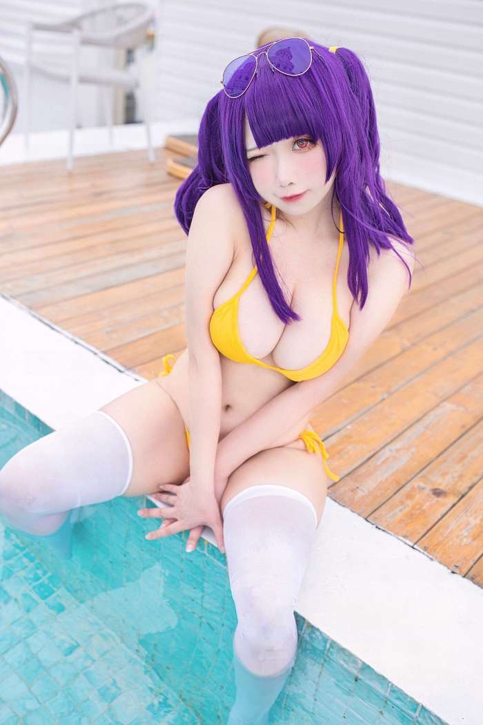 贞子蜜桃 – 碧蓝航线 波拉泳装 [23P50MB]