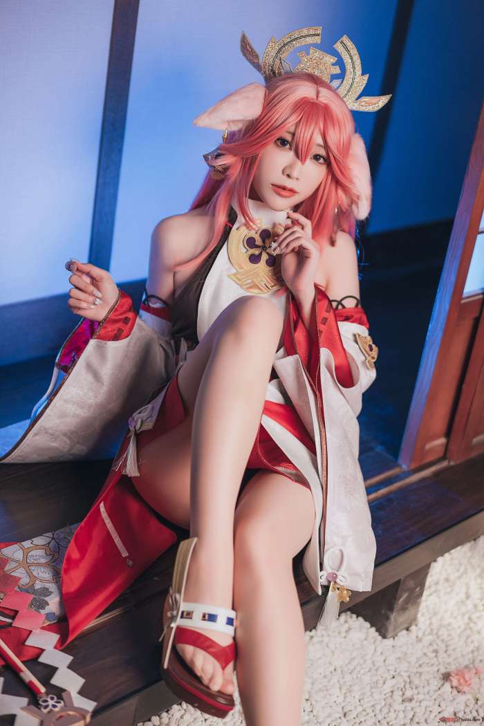 YuDan魚蛋 – Yae Miko [25P460MB]